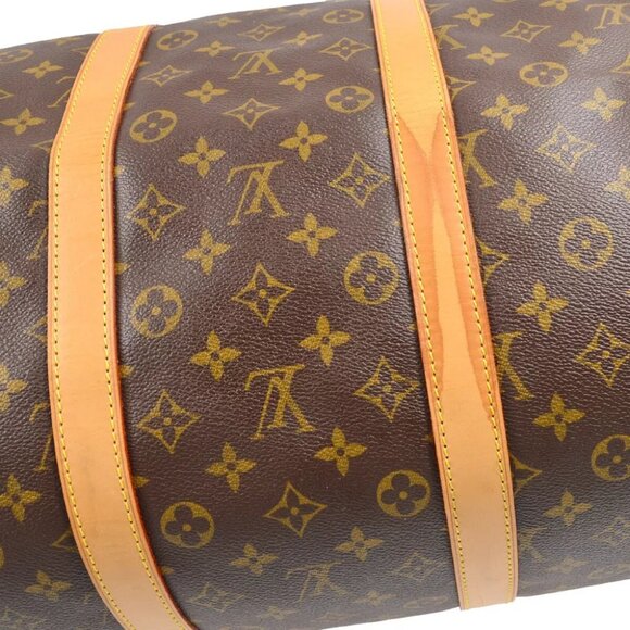 Louis Vuitton Monogram Keepall 55 Travel Duffle Handbag - Picture 5 of 10